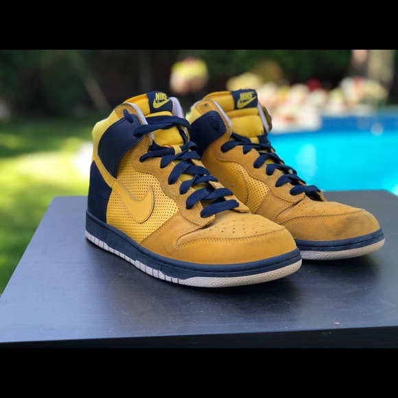Nike Dunk High Cal Bears Michigan - Picture 2 of 5